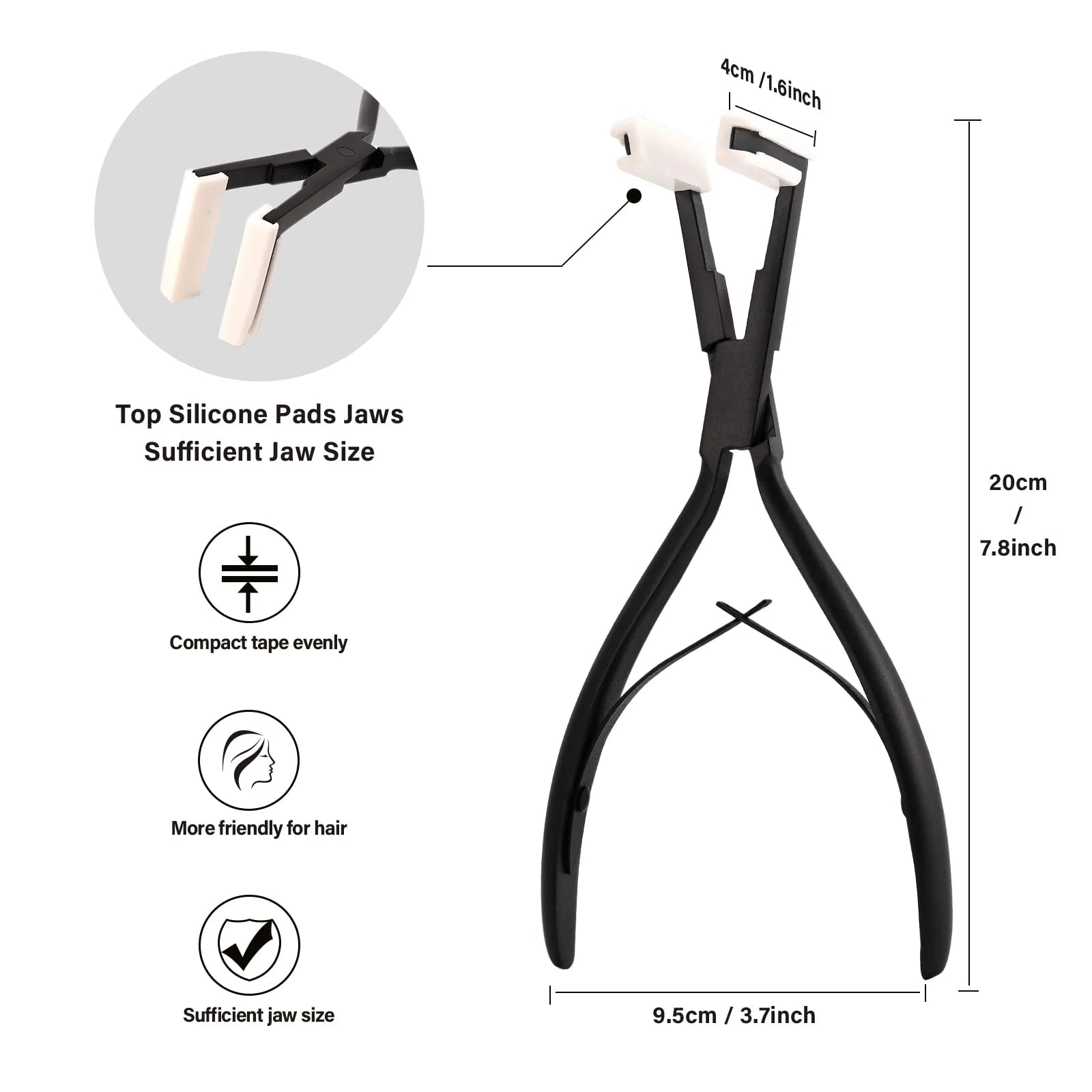 TAPE EXTENSIONS SEALING CLAMP