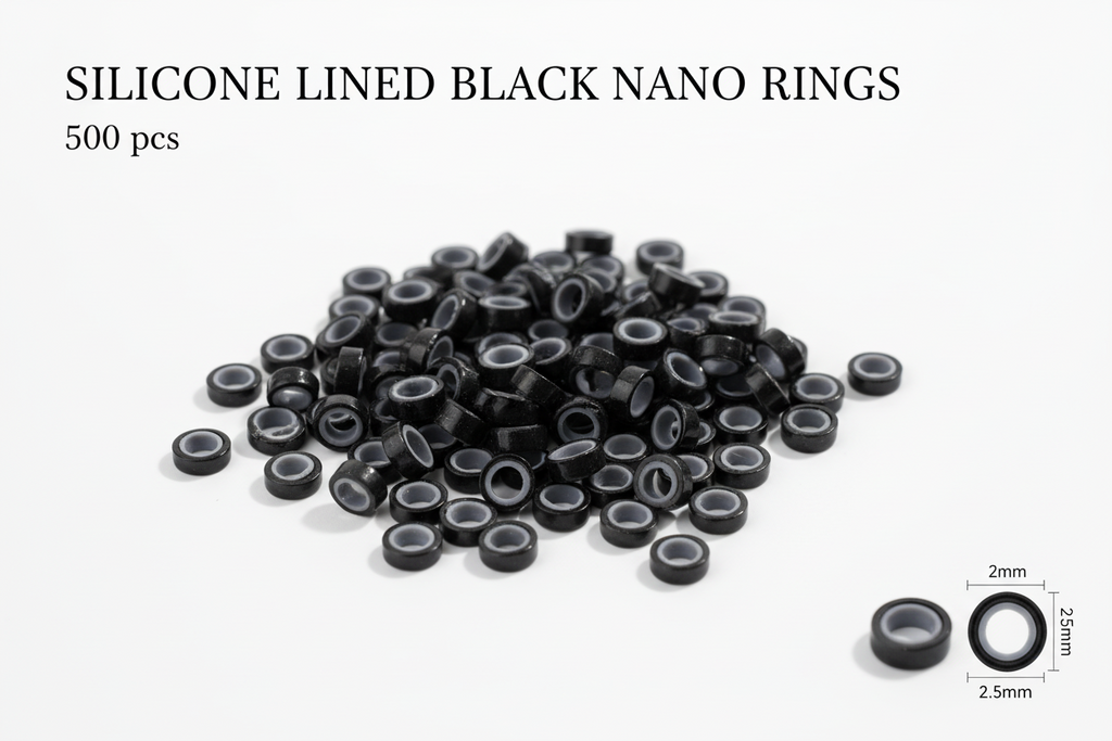 SILICONE LINED NANO RING BEADS