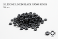 SILICONE LINED NANO RING BEADS