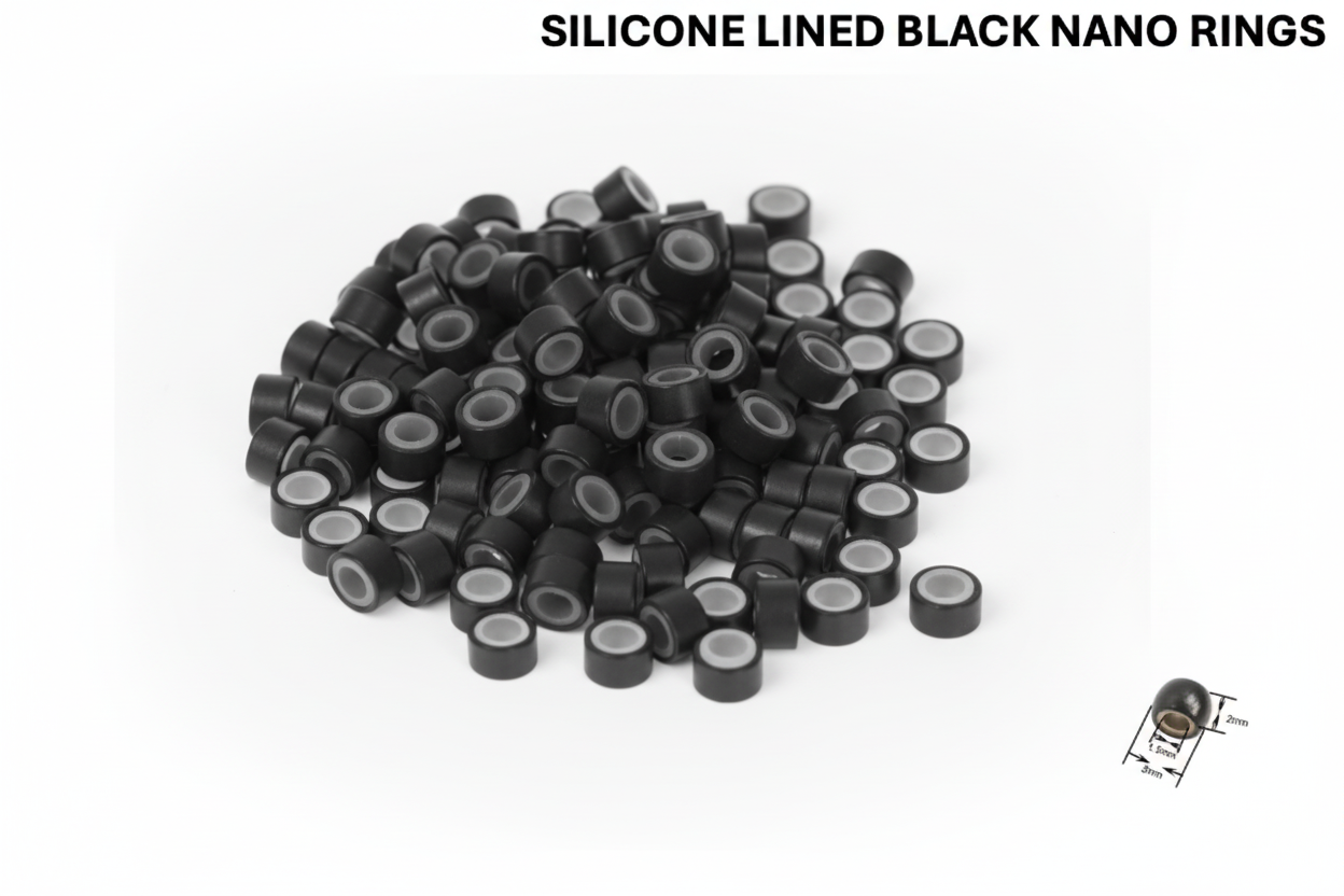 SILICONE LINED NANO RING BEADS