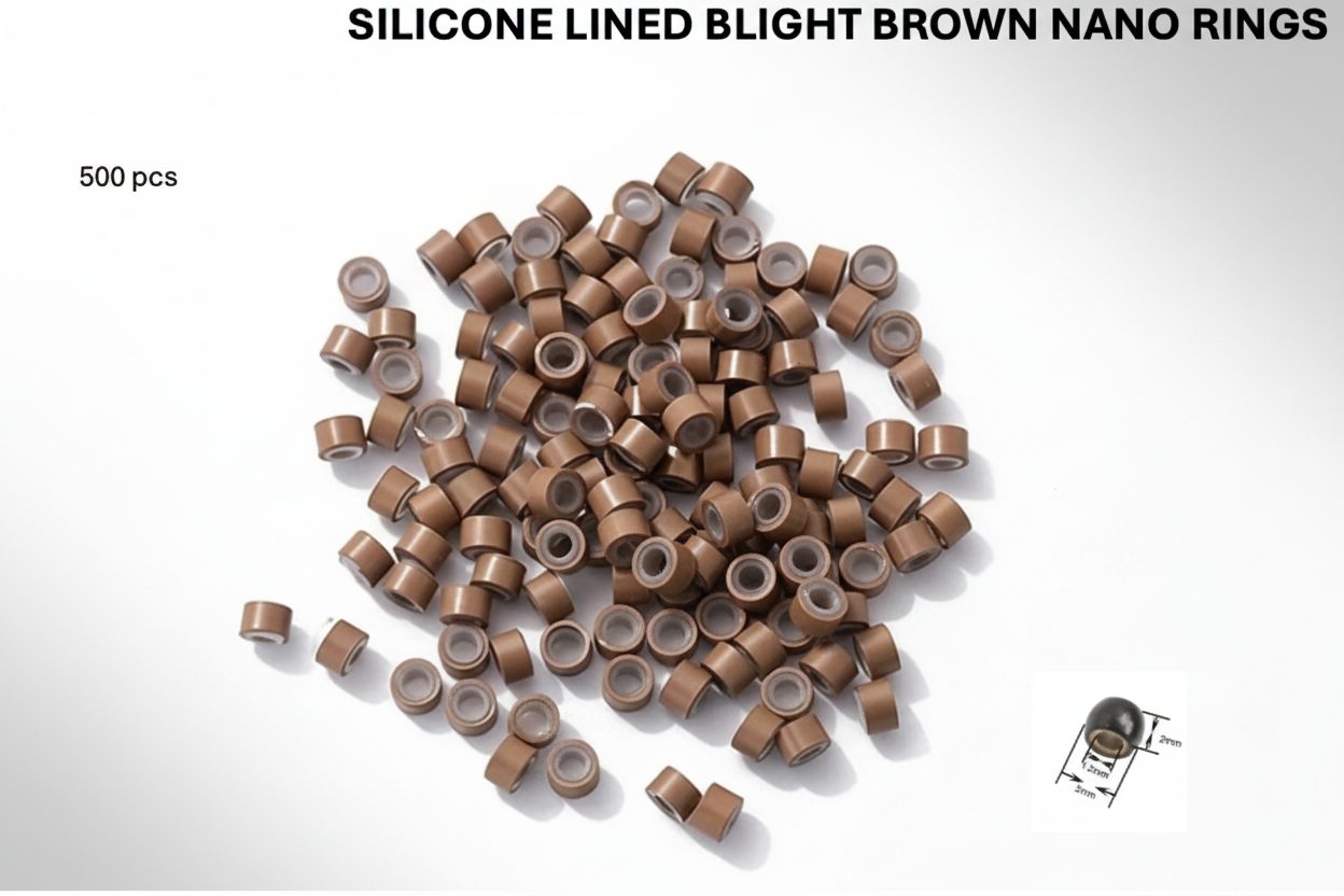 SILICONE LINED NANO RING BEADS