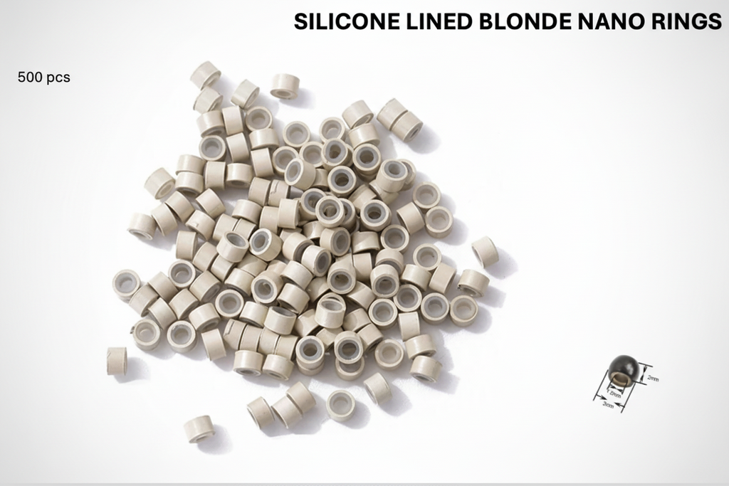 SILICONE LINED NANO RING BEADS
