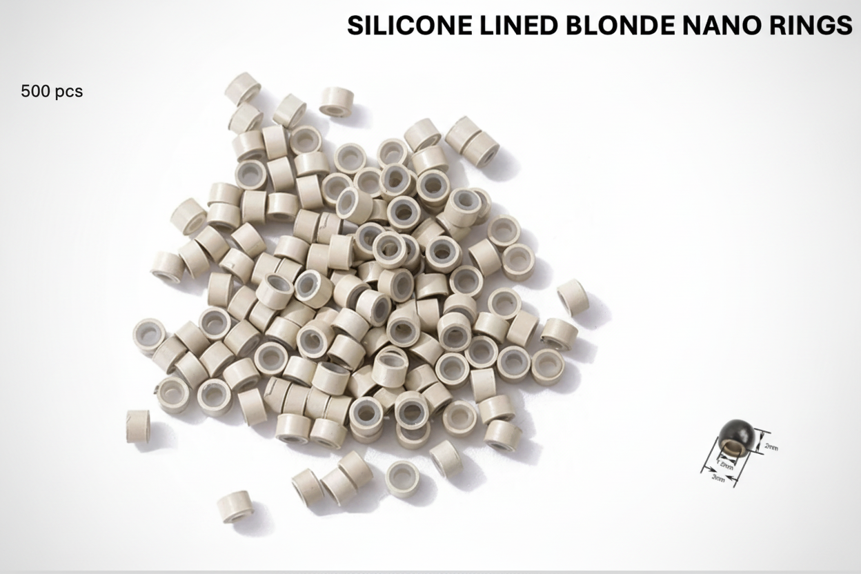 SILICONE LINED NANO RING BEADS